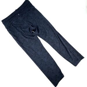 ZYIA Active 7/8 Ankle Leggings Womens Size 16-18 Navy Blue Terrace Pocket Luxe